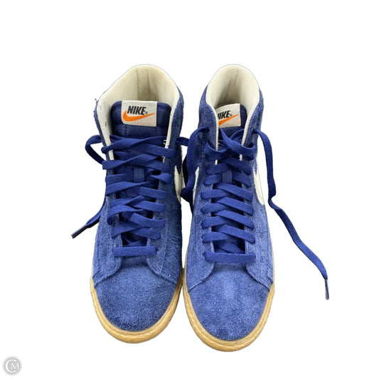 Shoes Athletic By Nike In Blue, Size: 8