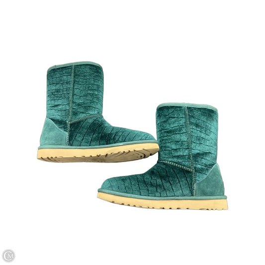 Boots Designer By Ugg In Green, Size: 10