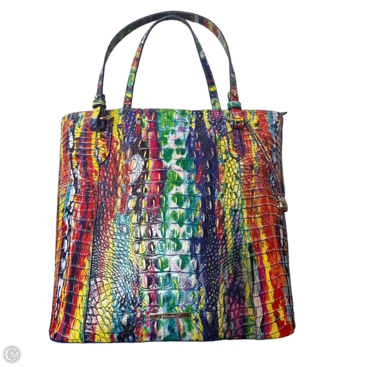 Tote Designer By Brahmin, Size: Large
