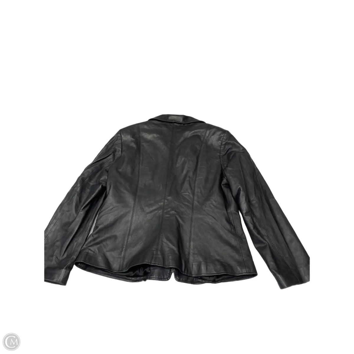 Jacket Leather By Cmb In Black, Size: L