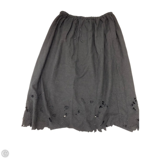 Skirt Maxi By Universal Thread In Black, Size: Xl