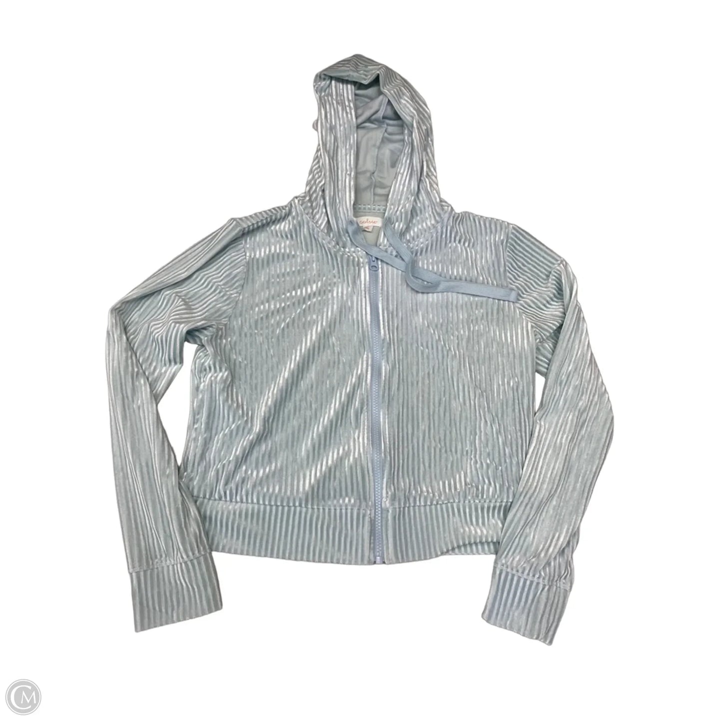 Athletic Sweatshirt Hoodie By Colsie In Blue, Size: S