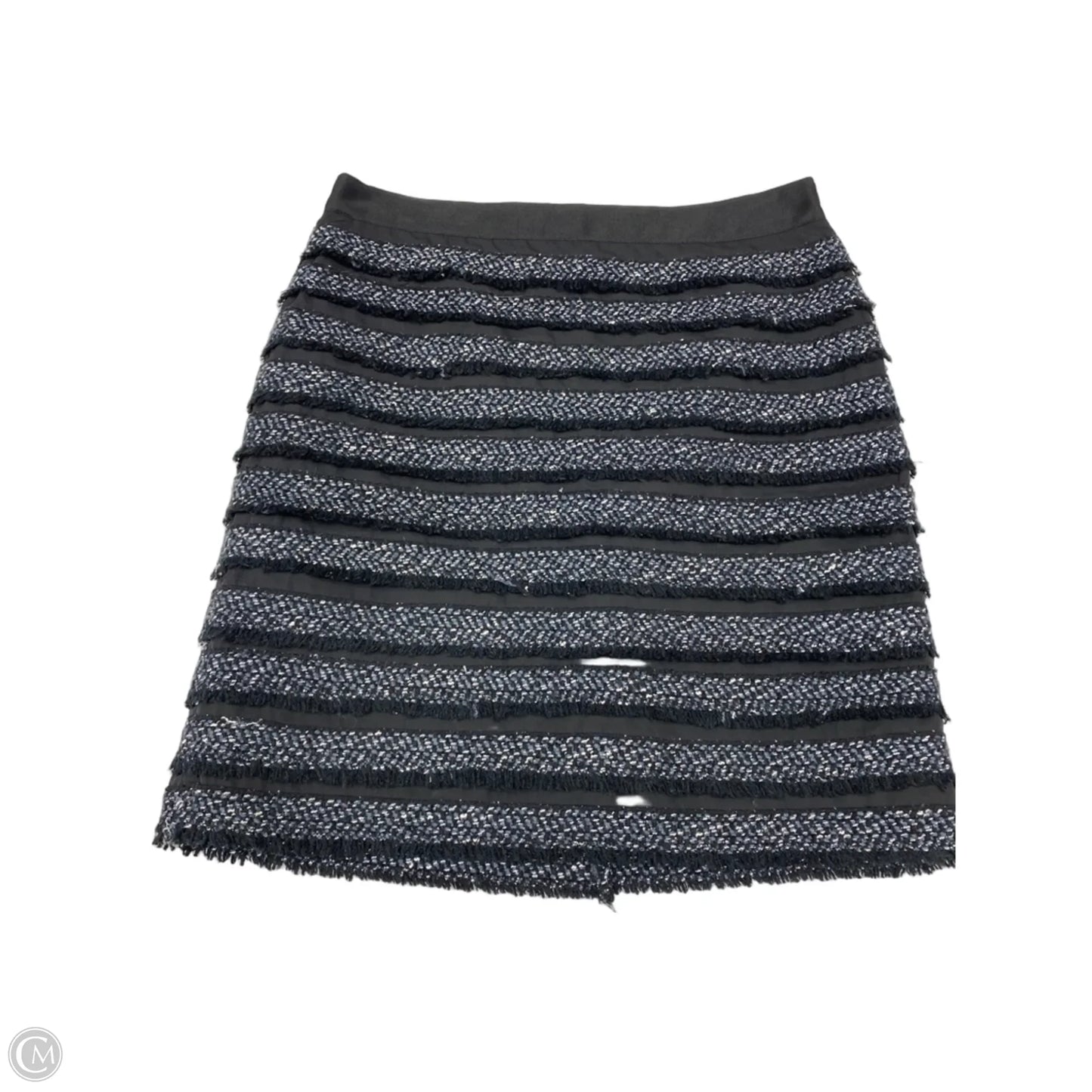Skirt Midi By Cmc In Black & Grey, Size: 4