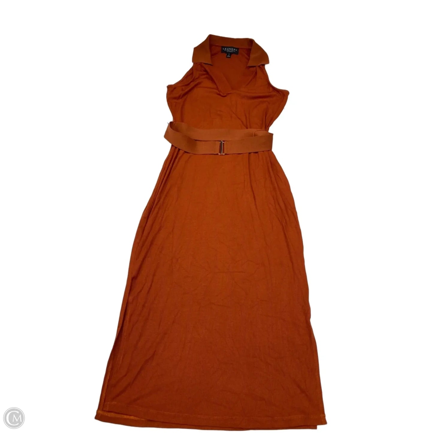 Dress Casual Midi By Laundry In Orange, Size: Xs