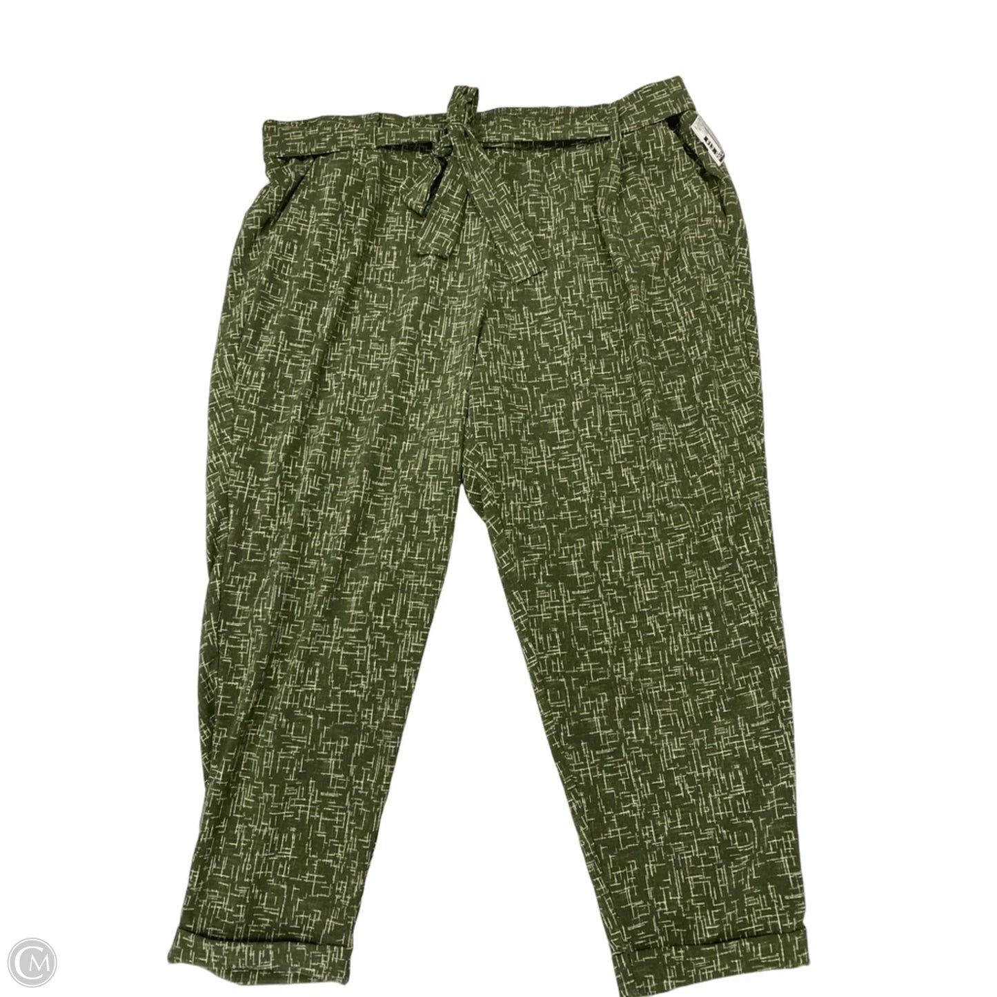 Pants Other By Torrid In Cream & Green, Size: 22