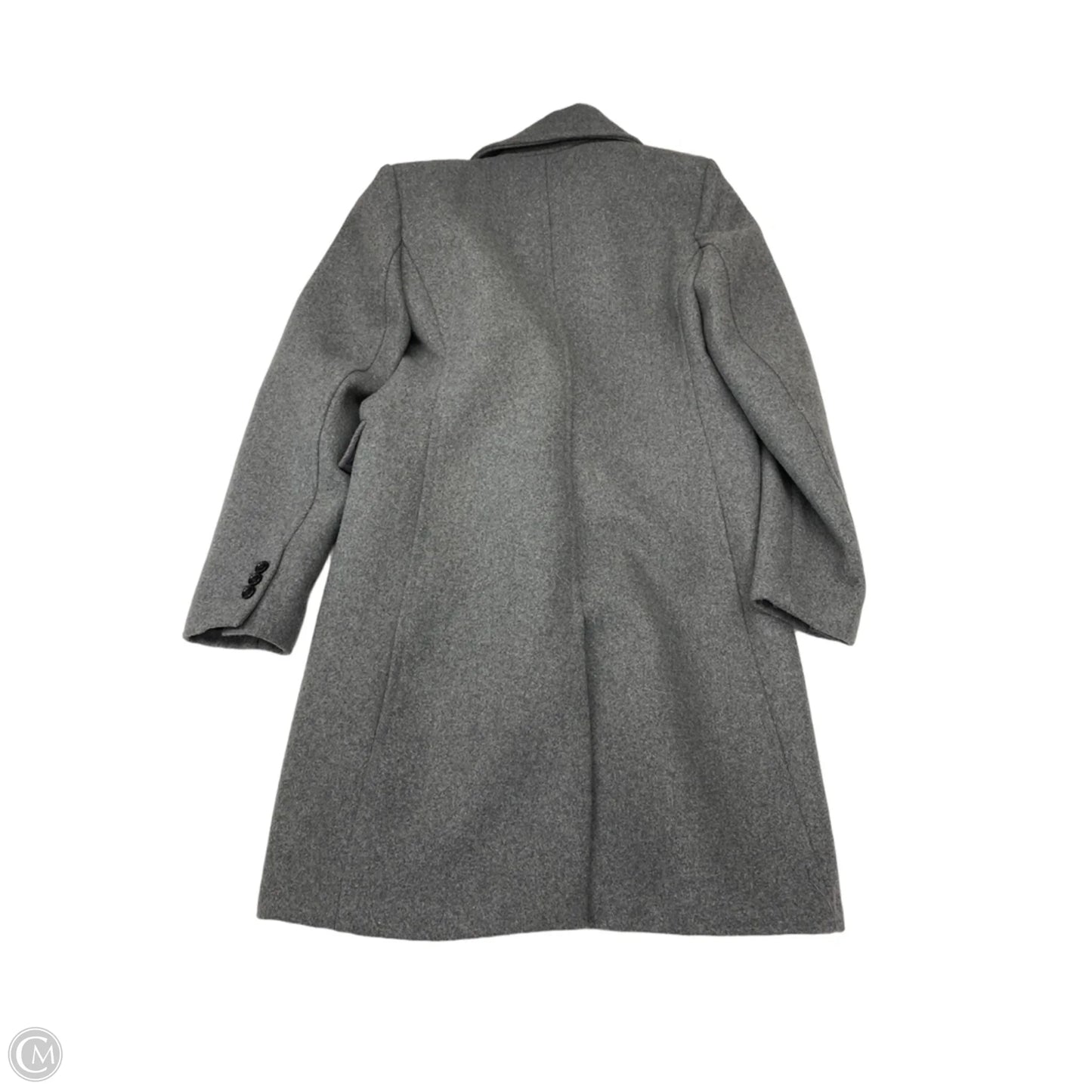 Coat Peacoat By Mng In Grey, Size: M