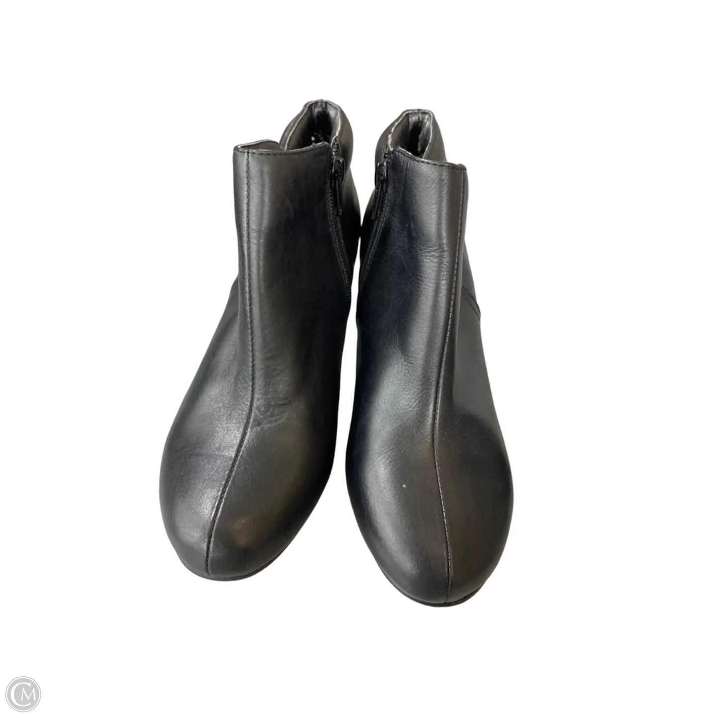 Boots Ankle Heels By Hush Puppies In Black, Size: 6
