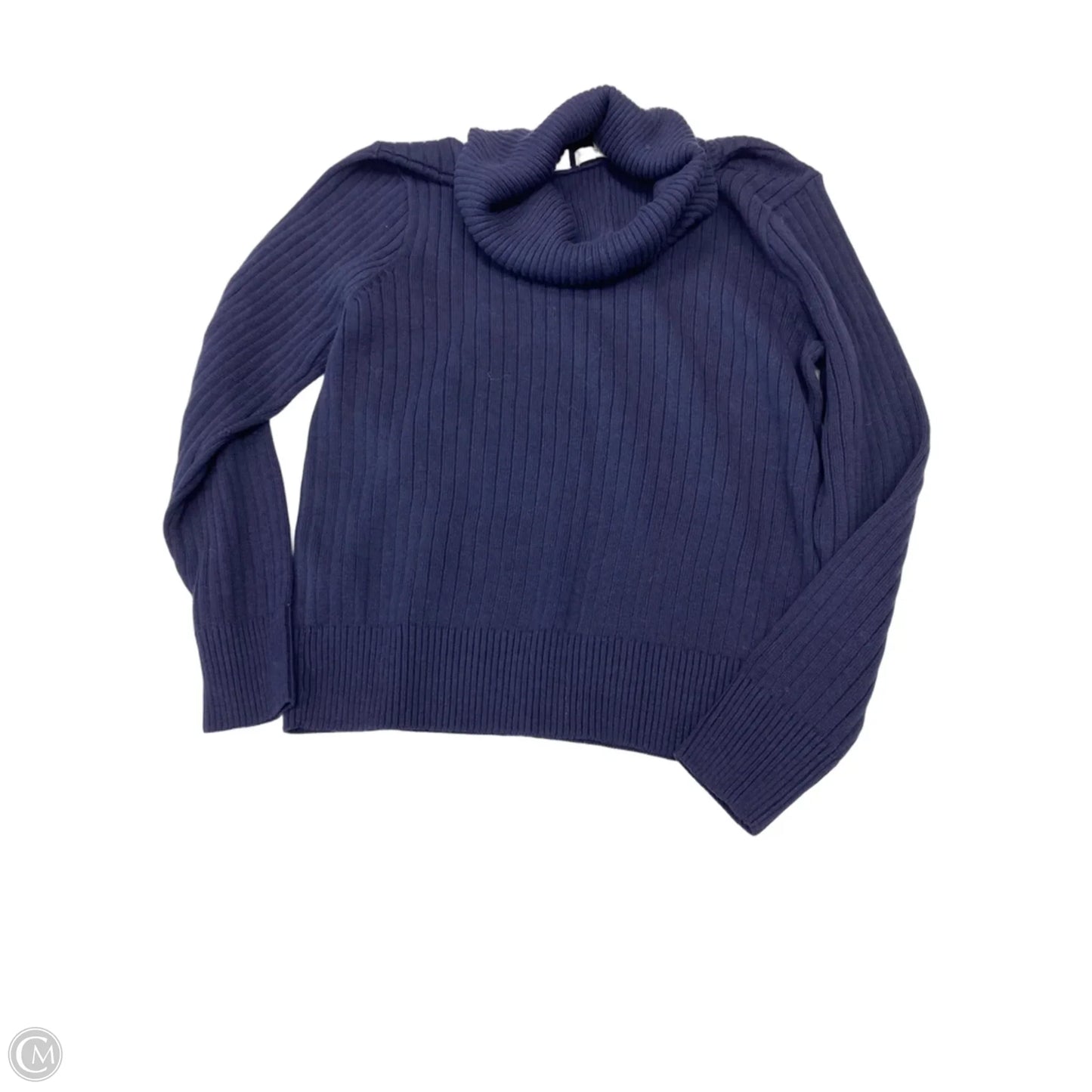 Top Long Sleeve By Cmf In Navy, Size: L