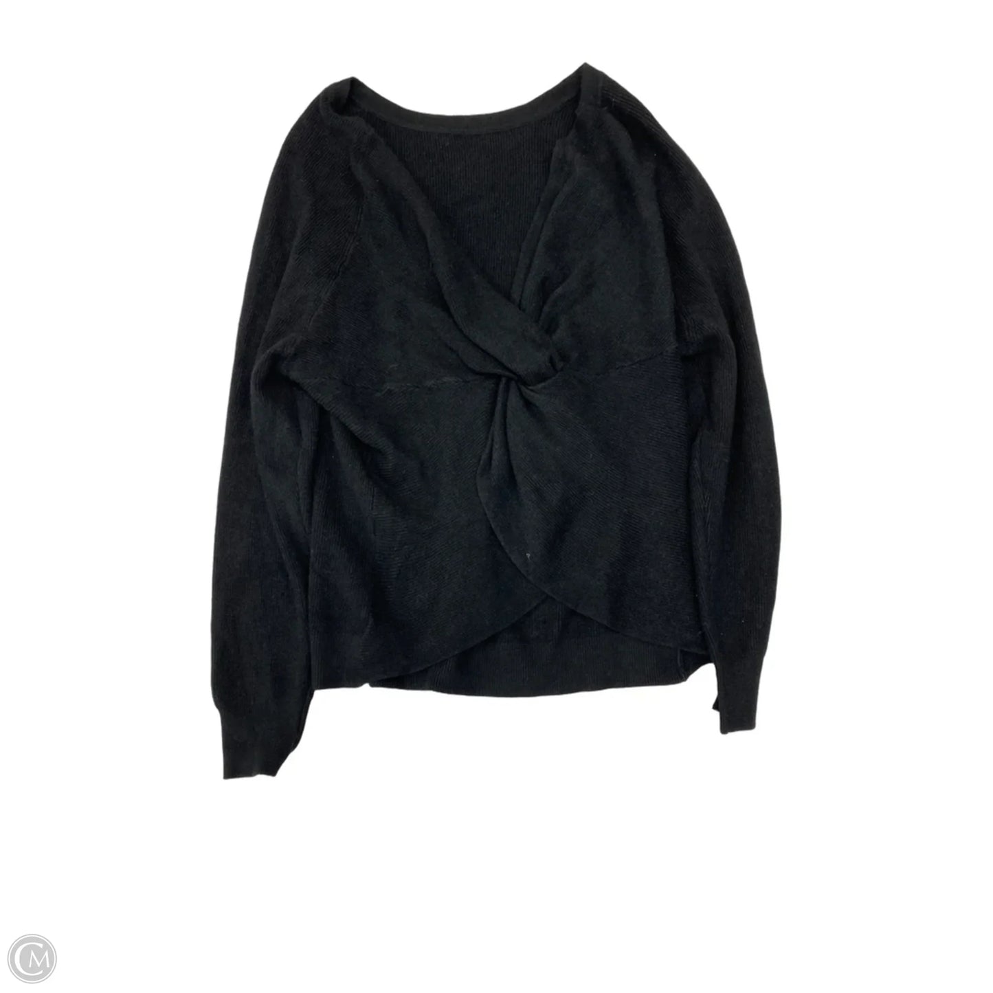 Top Long Sleeve By Cmf In Black, Size: S