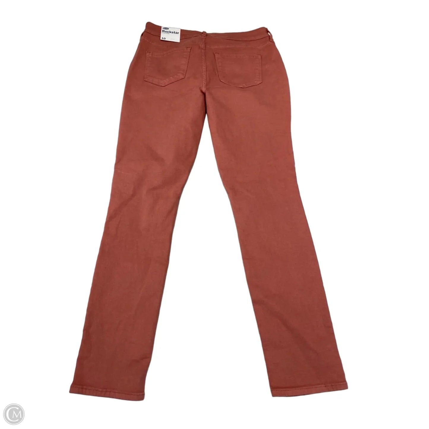 Jeans Skinny By Old Navy In Peach, Size: 10