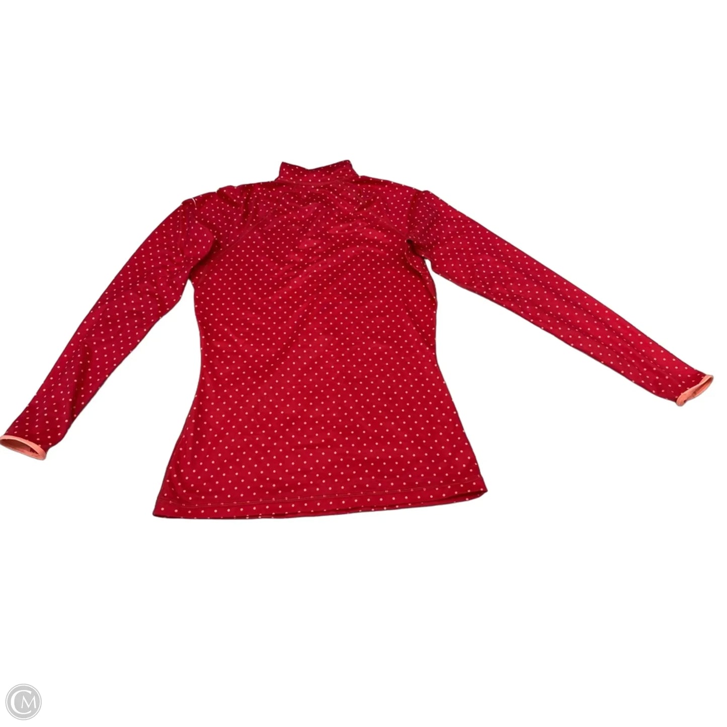 Top Long Sleeve By Nike In Polkadot Pattern, Size: M
