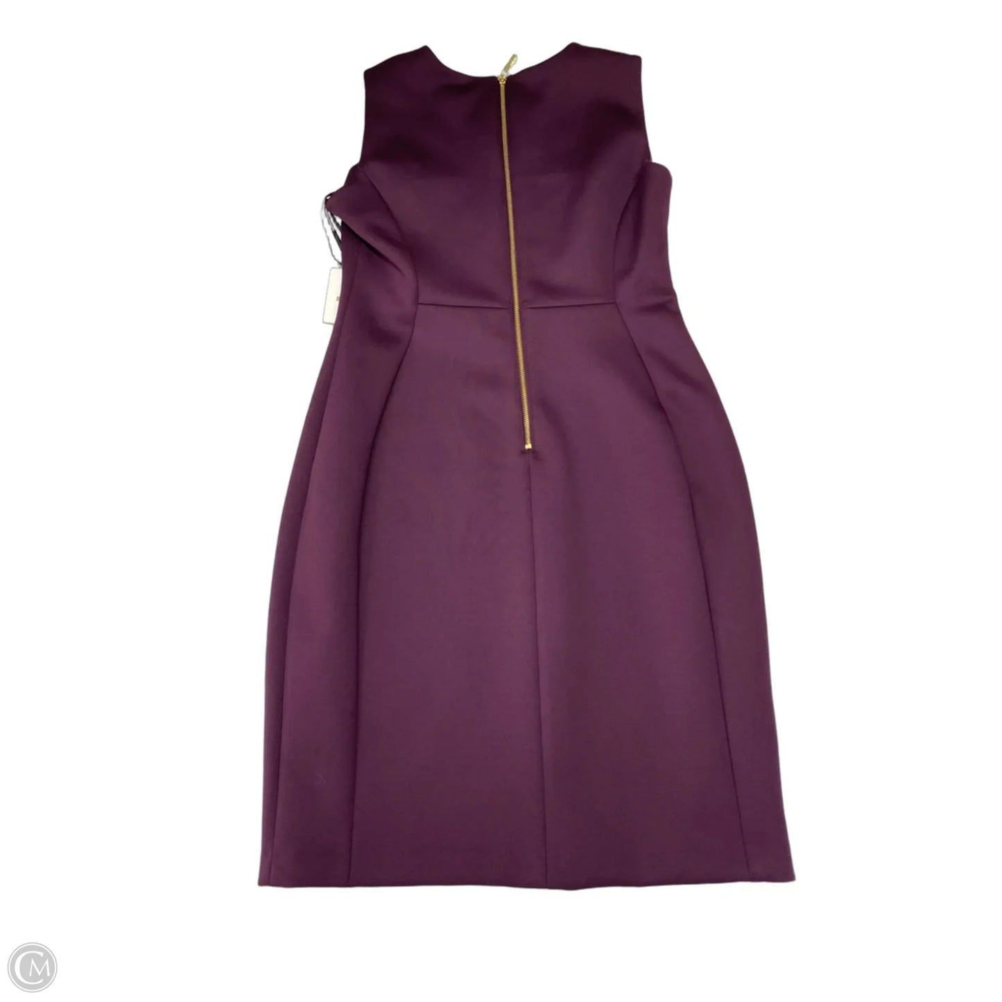 Dress Work By Calvin Klein In Maroon, Size: L