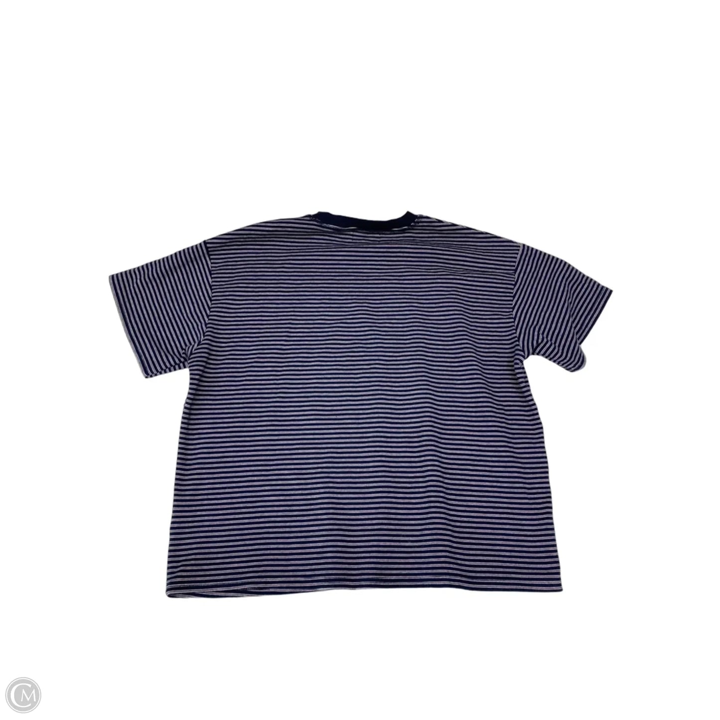 Top Short Sleeve By Bohme In Striped Pattern, Size: Xs