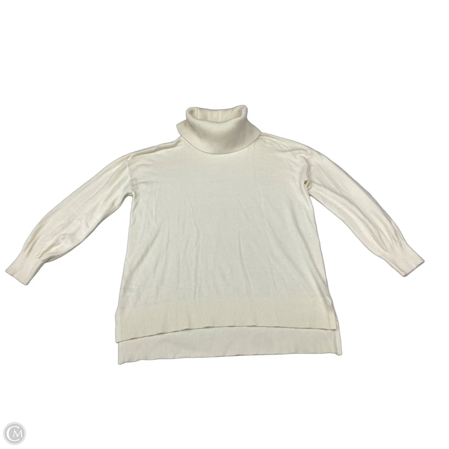 Sweater By Loft In Cream, Size: Xl