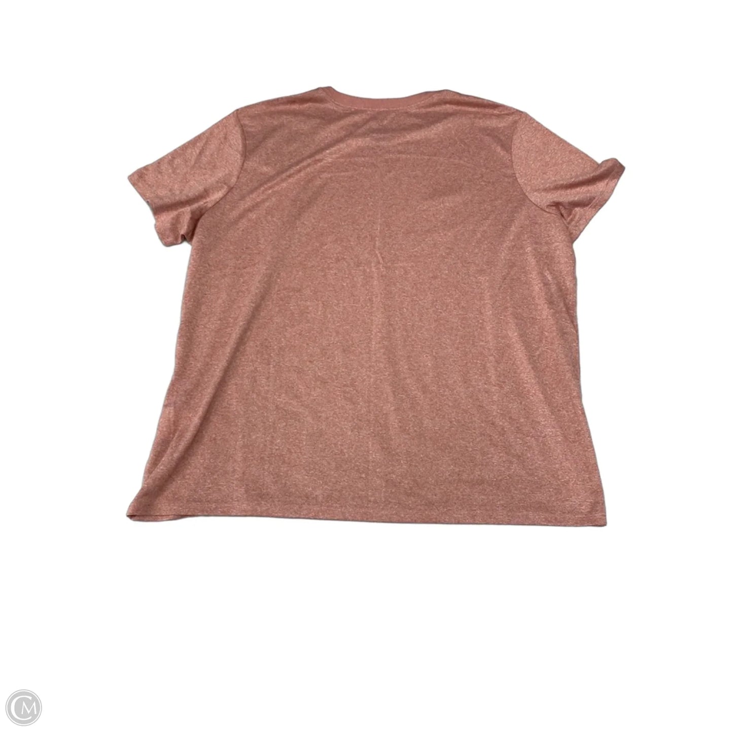 Athletic Top Short Sleeve By Nike In Pink, Size: Xxl