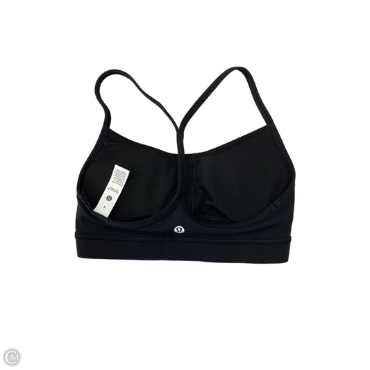 Athletic Bra By Lululemon In Black, Size: S