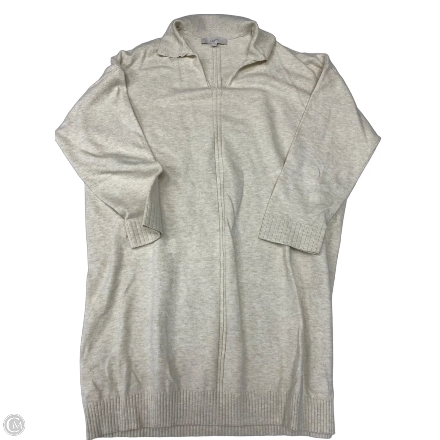 Dress Casual Midi By Loft In Beige, Size: Xxl