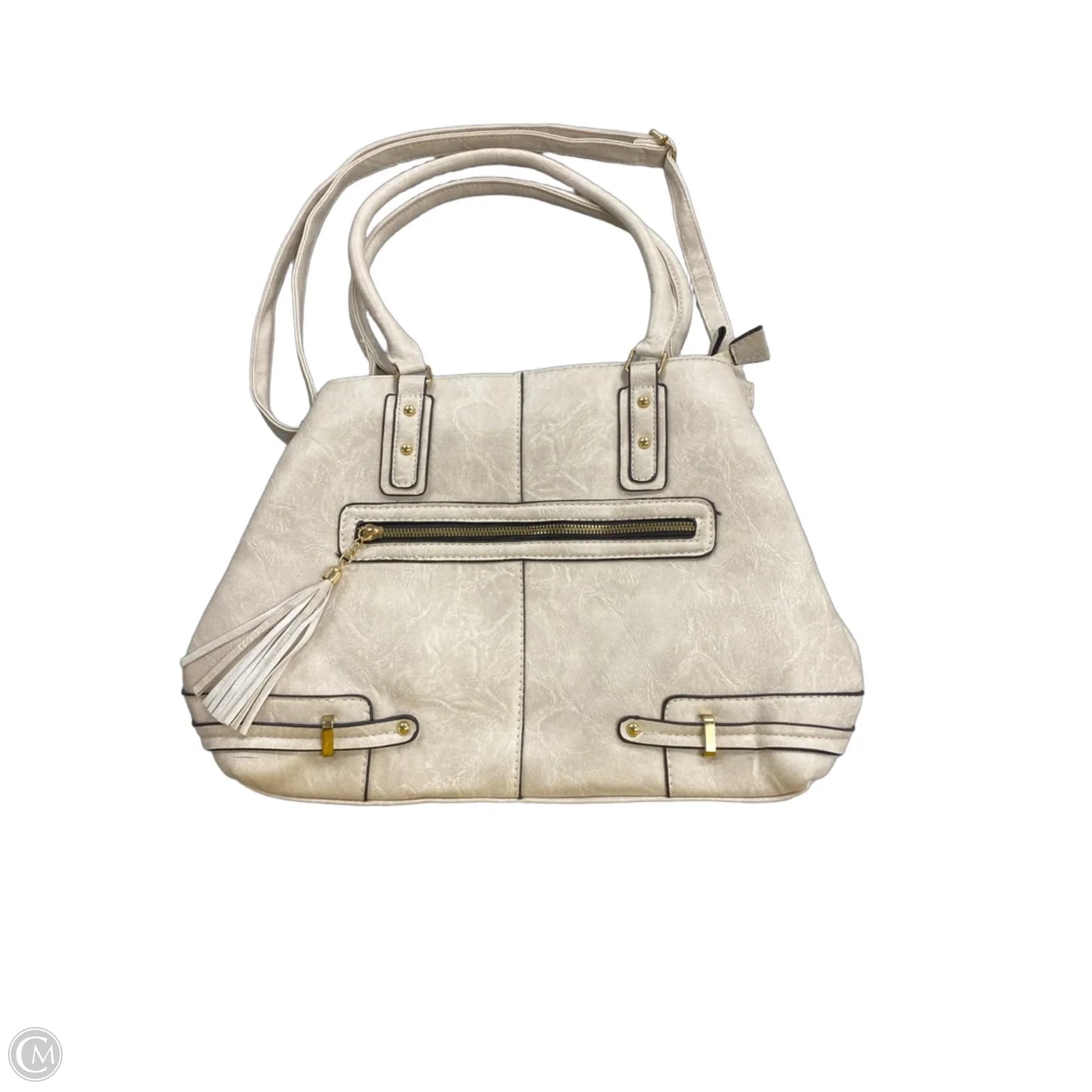 Handbag Leather By Clothes Mentor, Size: Large