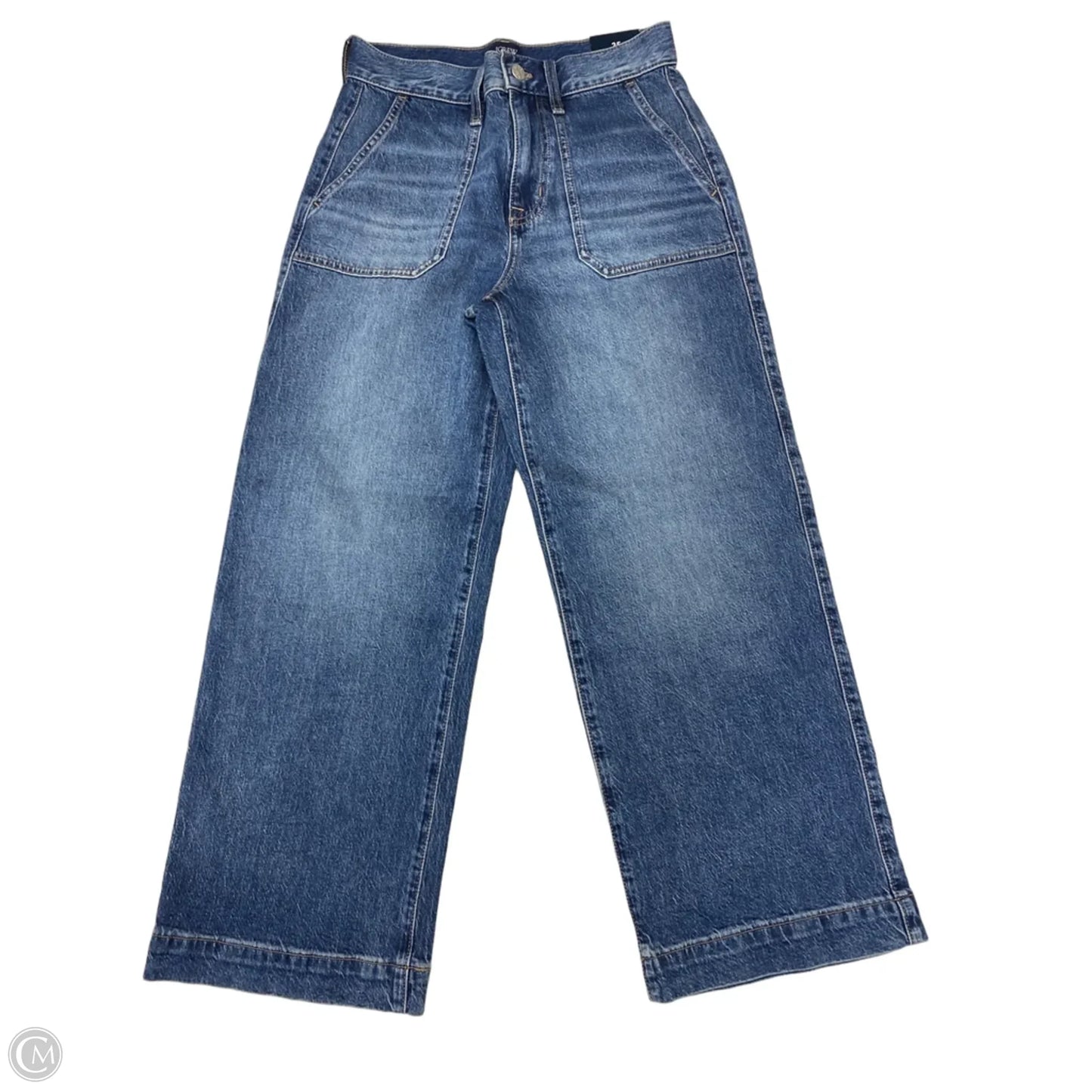 Jeans Wide Leg By J. Crew In Blue, Size: 4