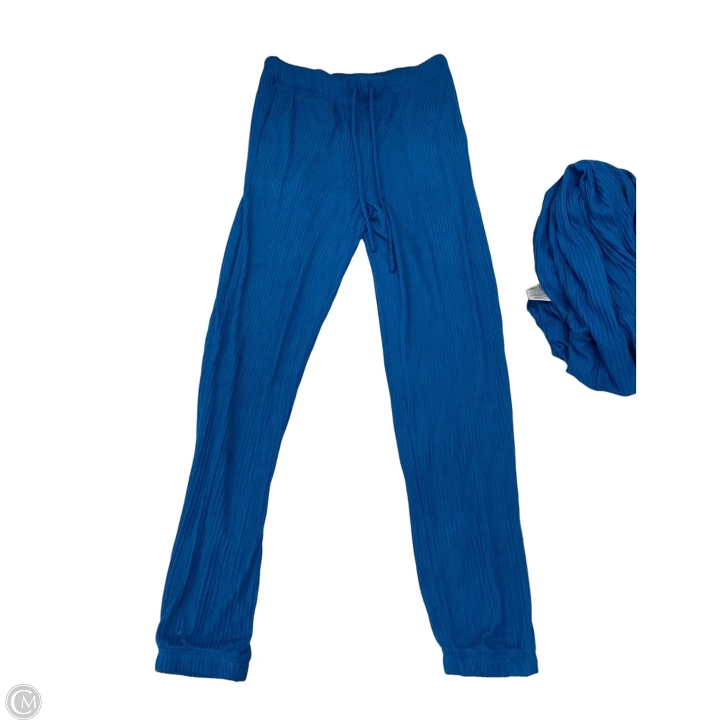 Lounge Set Pants By Cuddl Duds In Teal, Size: S