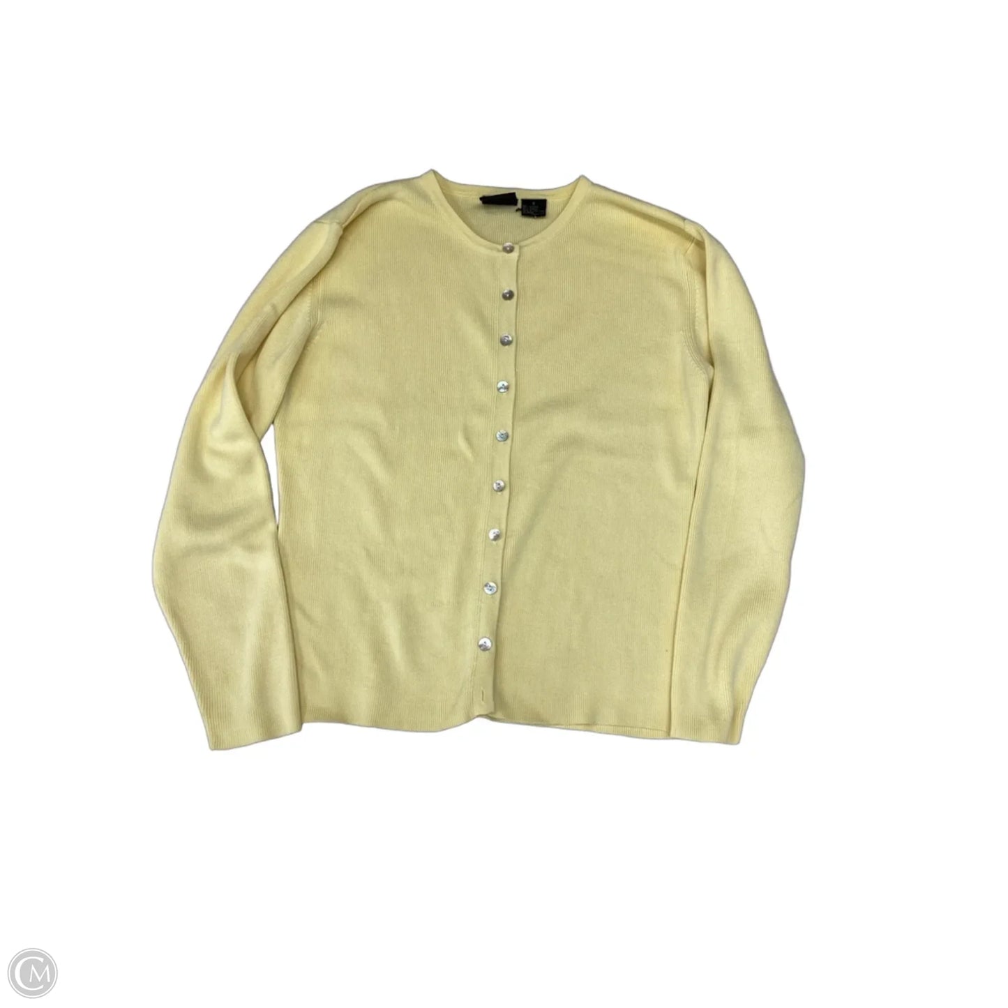 Cardigan By Talbots In Yellow, Size: S