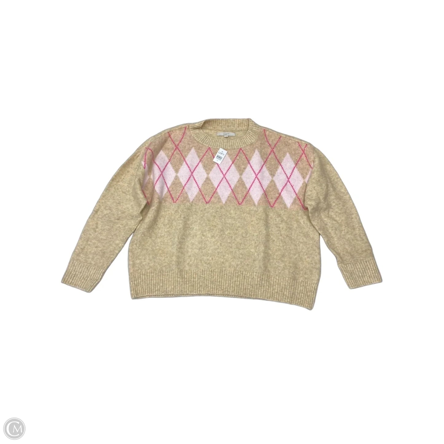 Sweater By Loft In Beige, Size: Xl