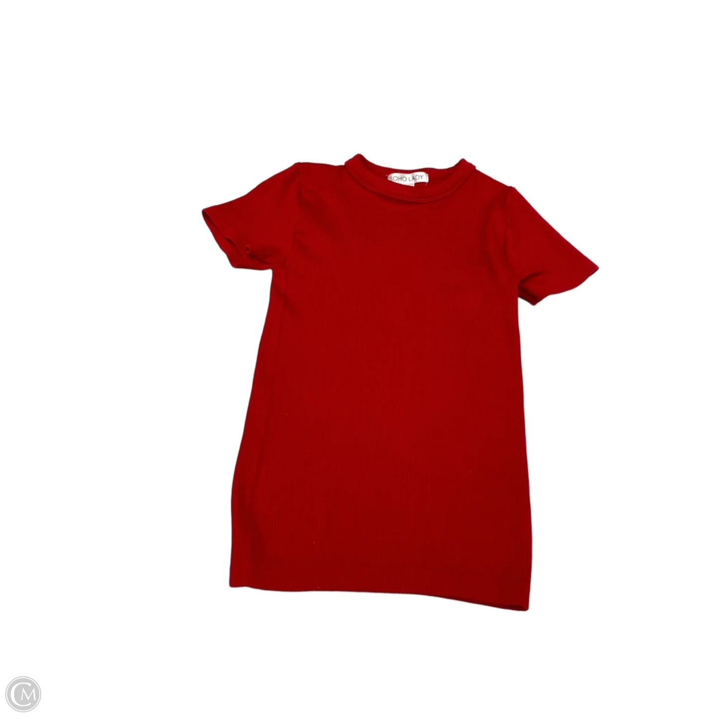 Top Short Sleeve By Clothes Mentor In Red, Size: S