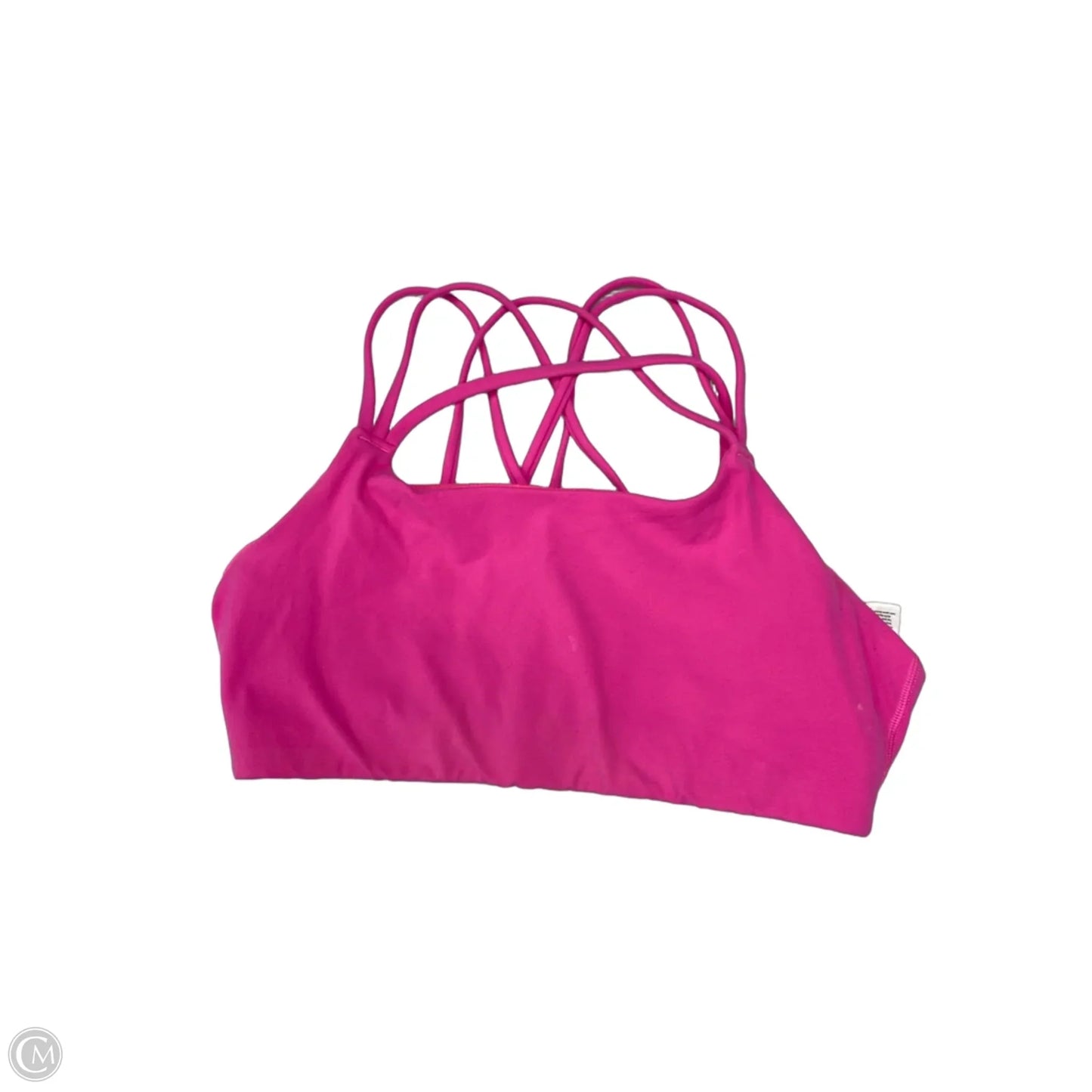 Athletic Bra By Athleta In Pink, Size: L