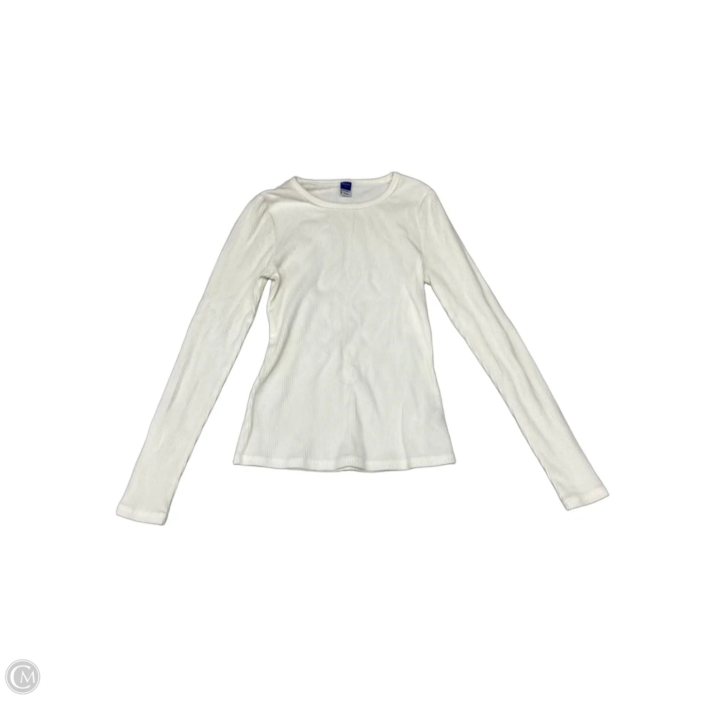 Top Long Sleeve By Old Navy In White, Size: S