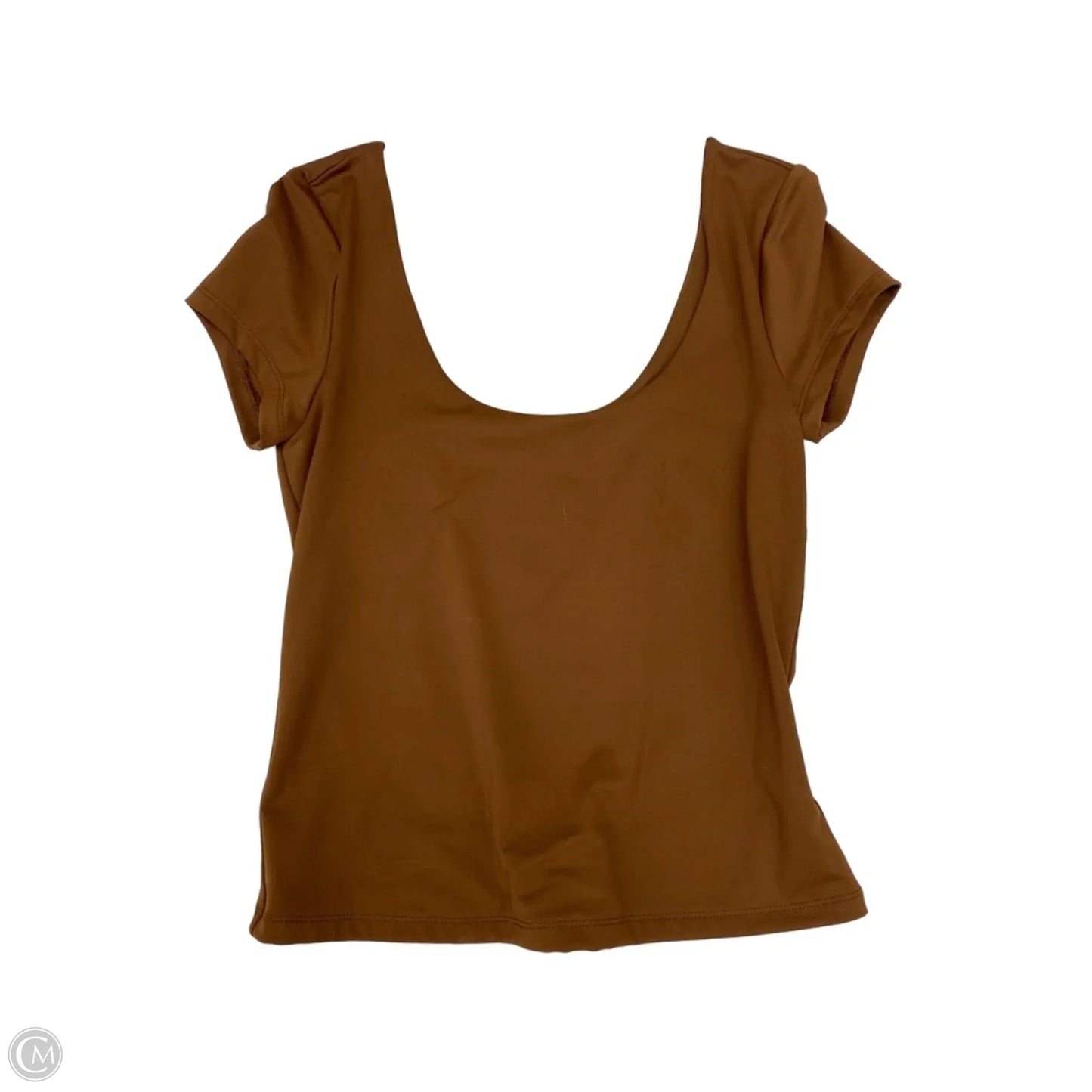 Top Short Sleeve By Old Navy In Brown, Size: S
