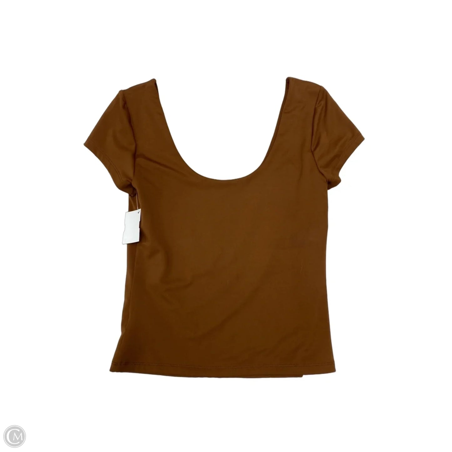 Top Short Sleeve By Old Navy In Brown, Size: S