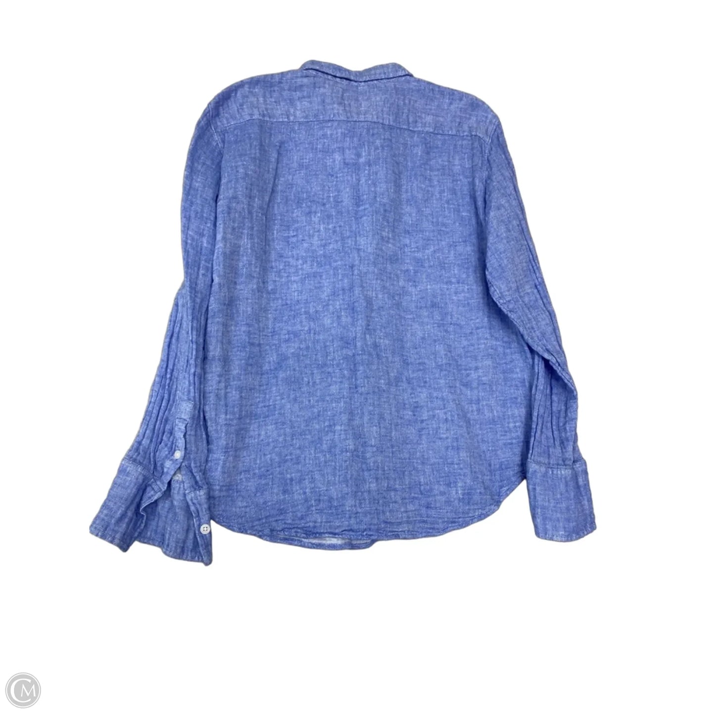 Top Long Sleeve By J. Crew In Blue, Size: M