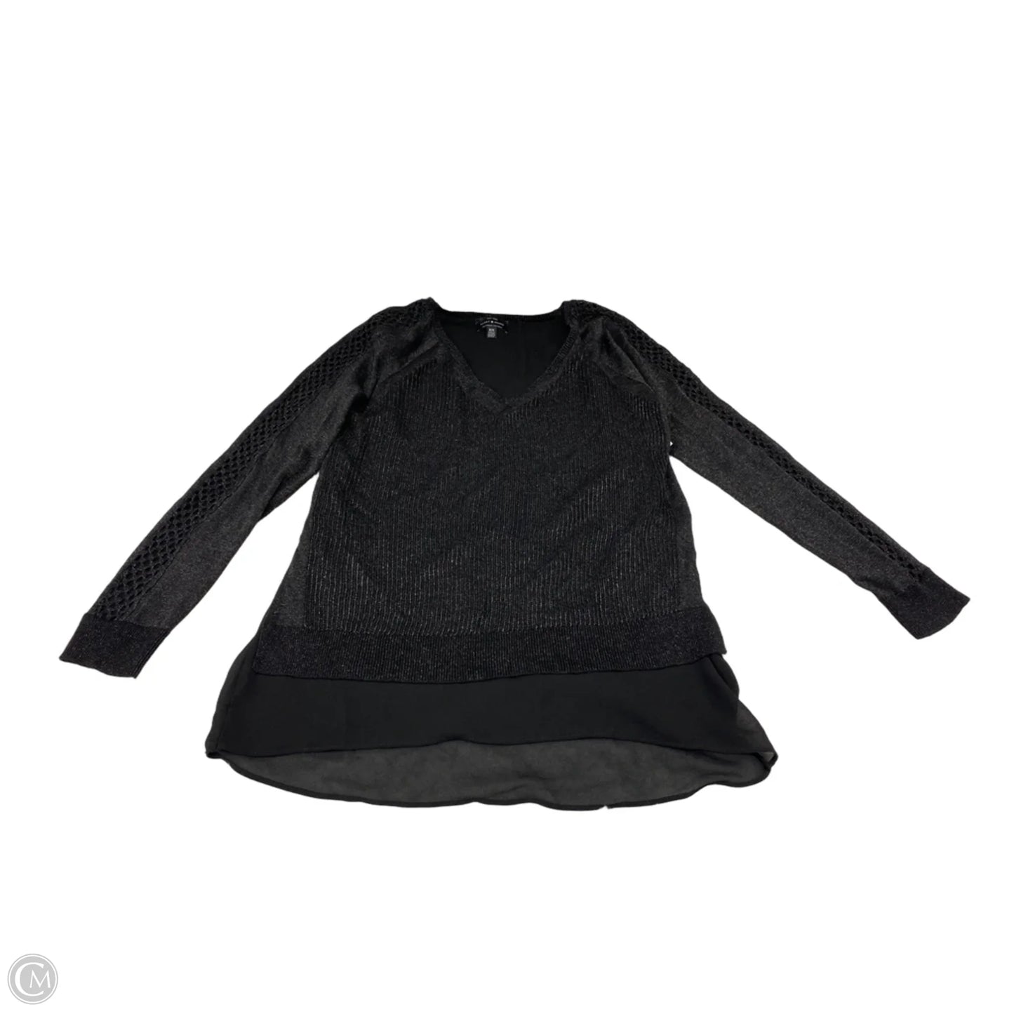 Top Long Sleeve By Lucky Brand In Black, Size: M