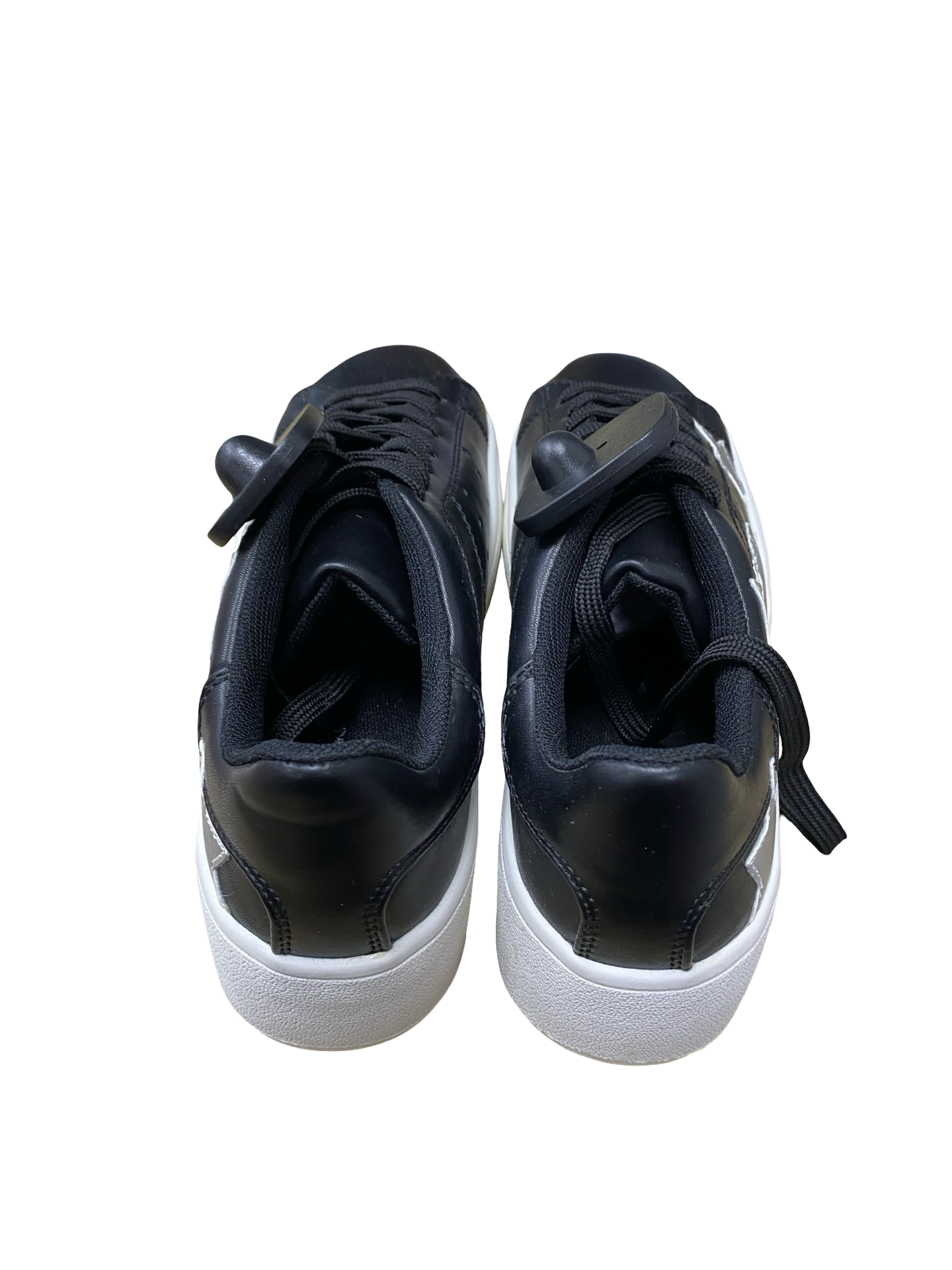 Shoes Sneakers By J. Adams In Black & Grey, Size:6.5