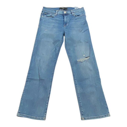 Jeans Straight By Hudson In Blue Denim, Size:6