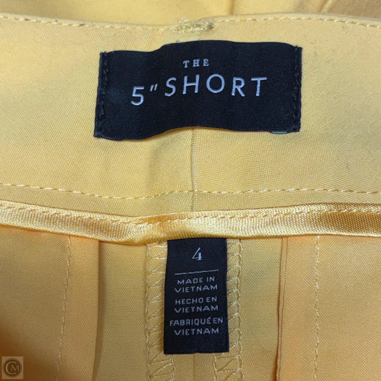 Shorts By White House Black Market In Yellow, Size: 4