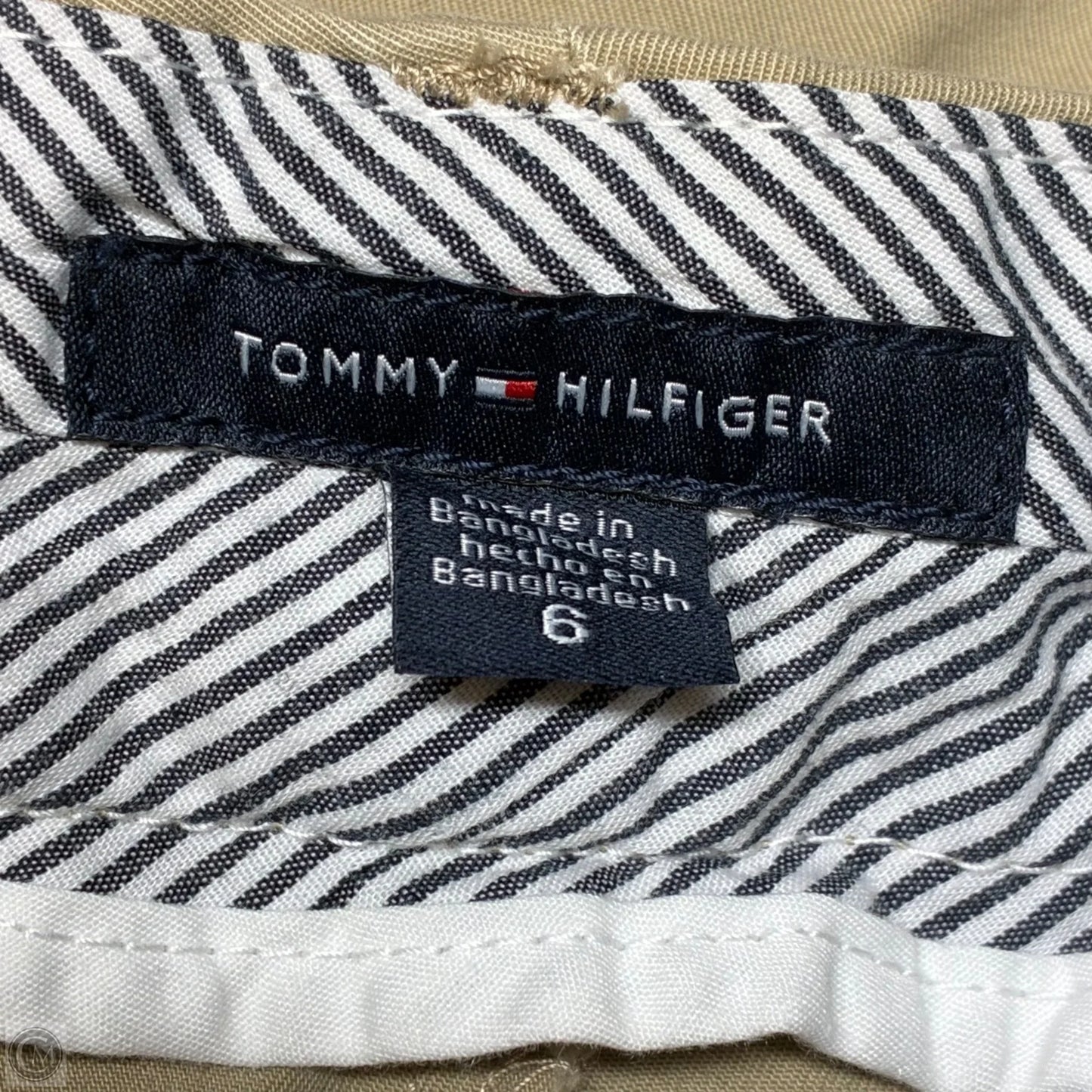 Shorts By Tommy Hilfiger In Beige, Size: 6