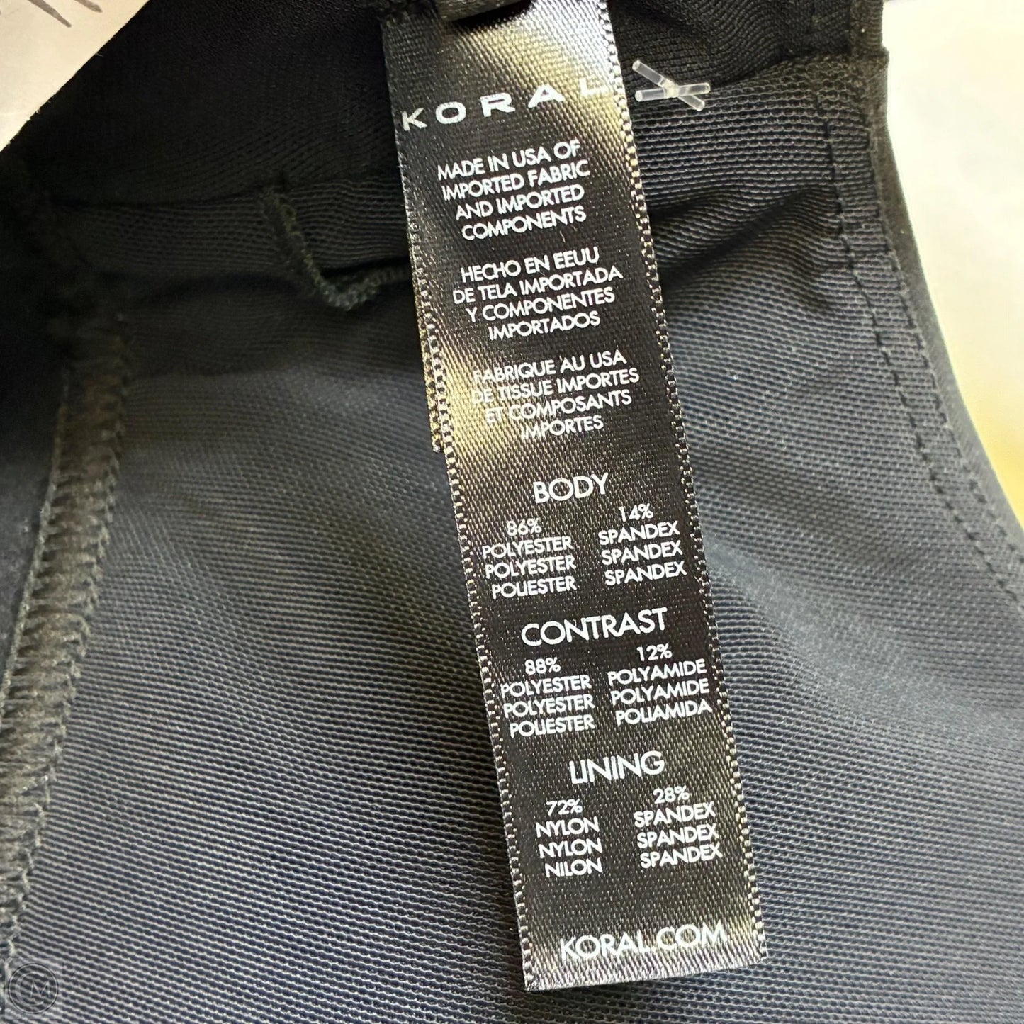 Athletic Bra By Clothes Mentor In Black, Size: S