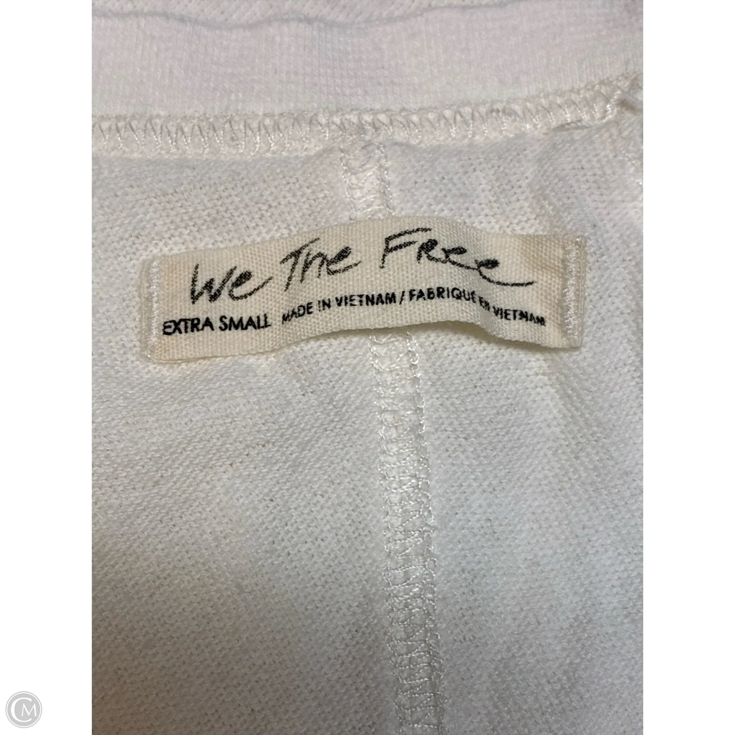 Top Short Sleeve By We The Free In Cream, Size: Xs