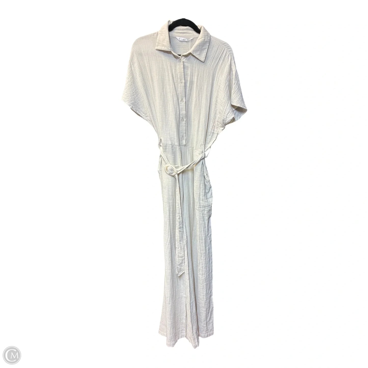 Jumpsuit By Mng In Beige, Size: M