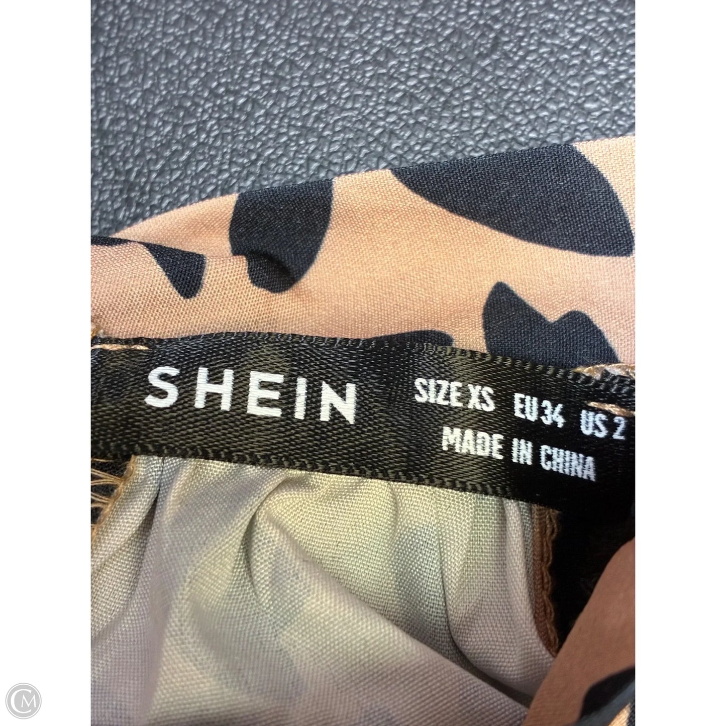 Dress Casual Short By Shein In Animal Print, Size: Xs