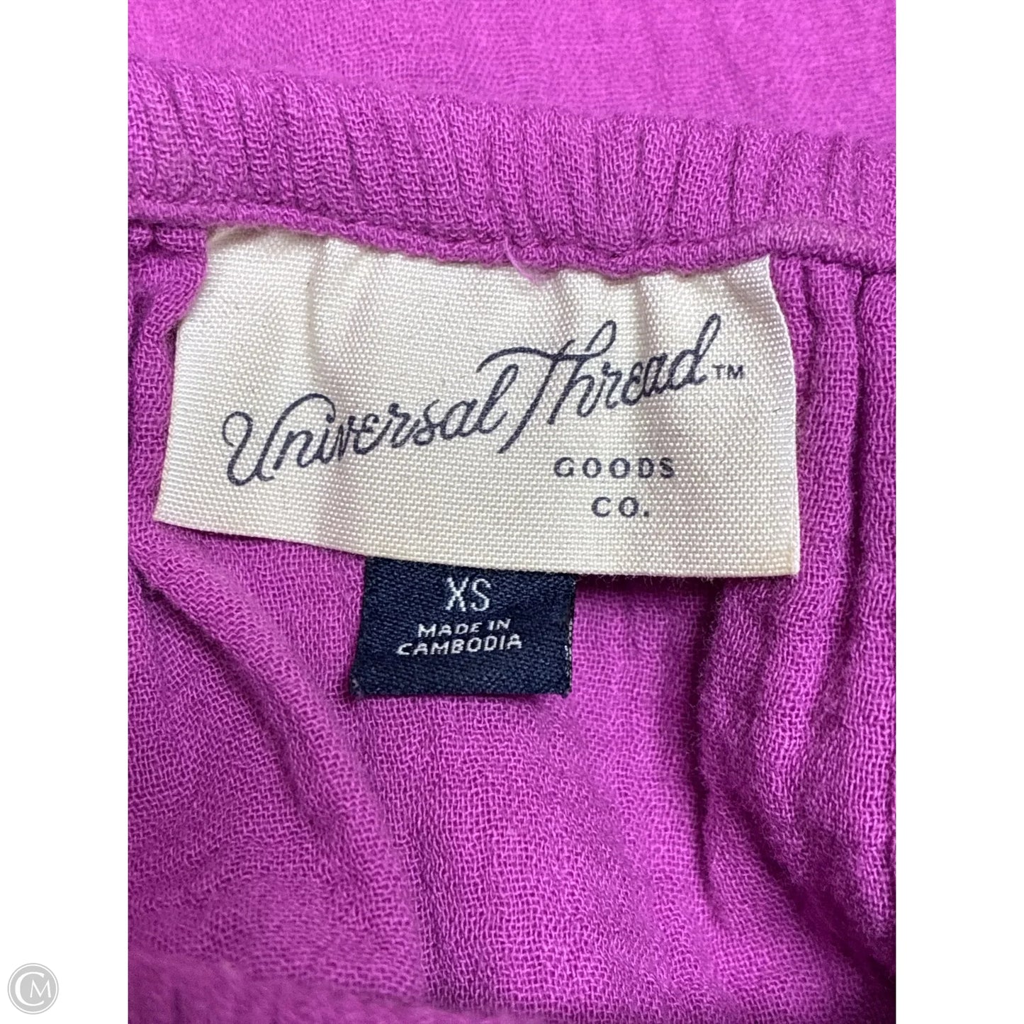 Top Short Sleeve By Universal Thread In Pink, Size: Xs