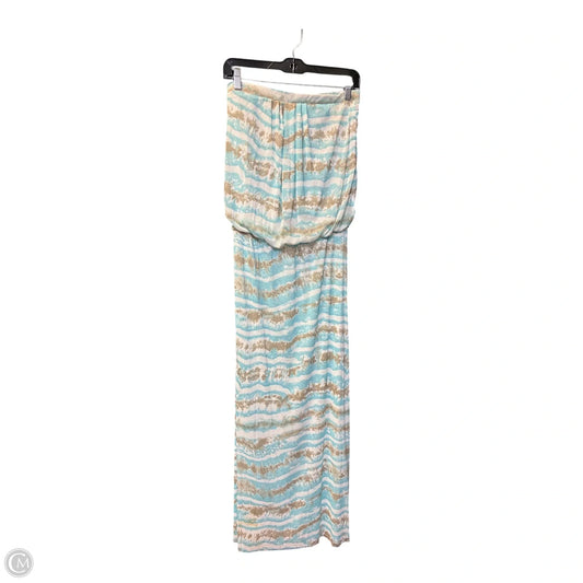 Dress Casual Maxi By Cynthia Rowley In Aqua, Size: L