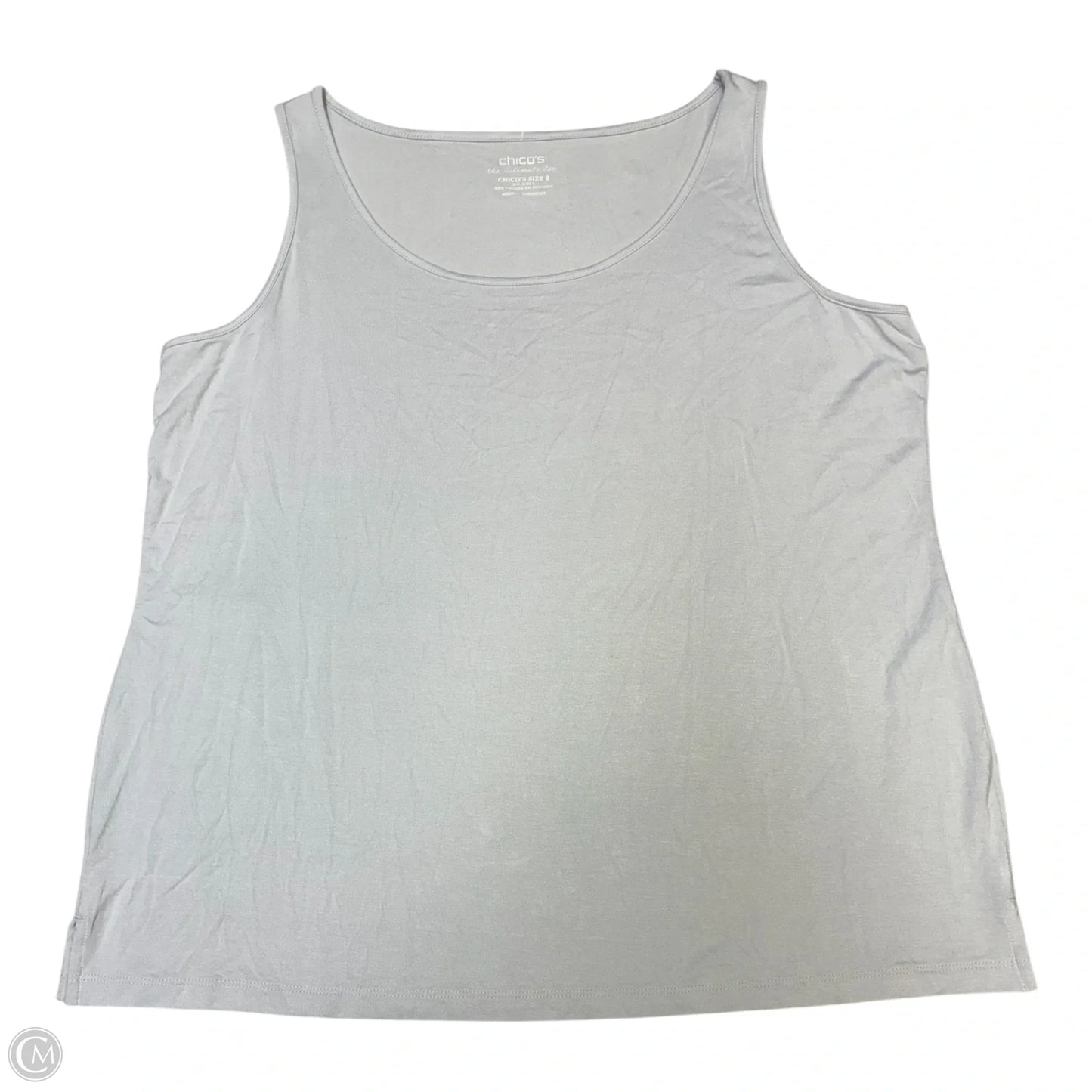 Tank Top By Chicos In Grey, Size: L