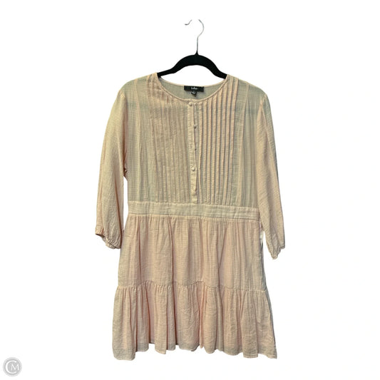 Dress Casual Short By Lulus In Pink, Size: L