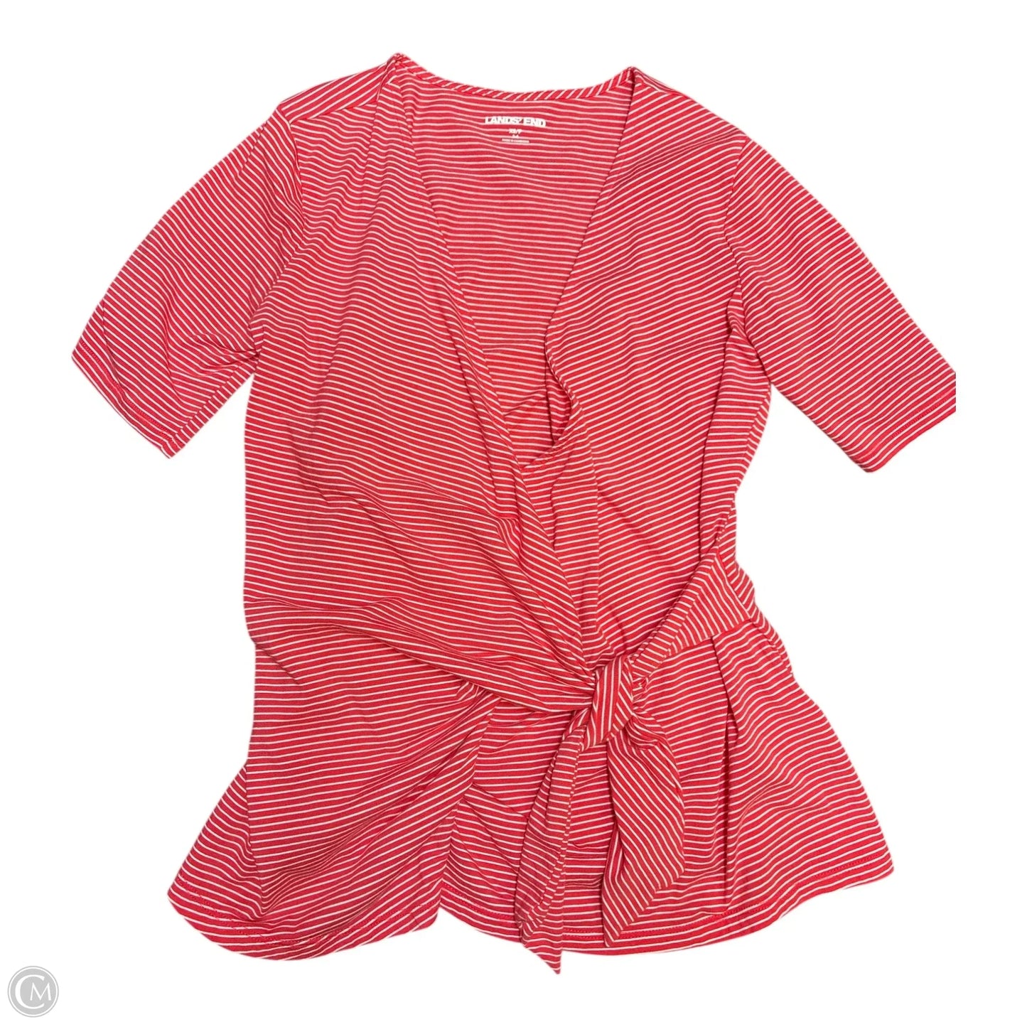 Top Short Sleeve By Lands End In Red, Size: Xsp
