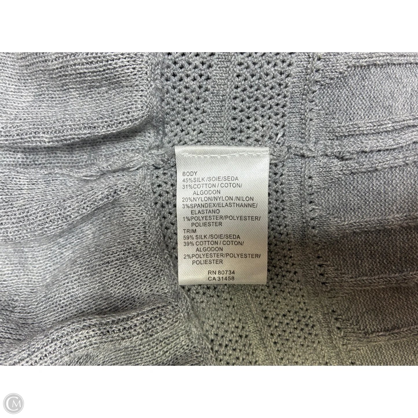 Dress Casual Midi By Bcbgmaxazria In Grey, Size: S