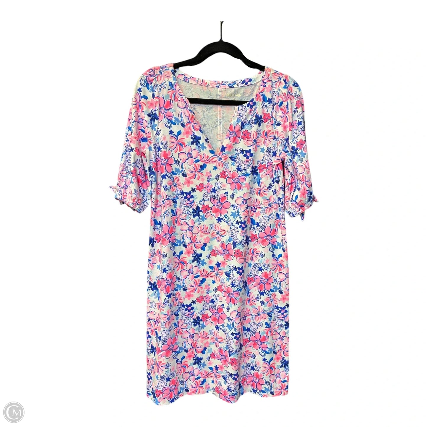 Dress Designer By Lilly Pulitzer In Blue & Pink, Size: S