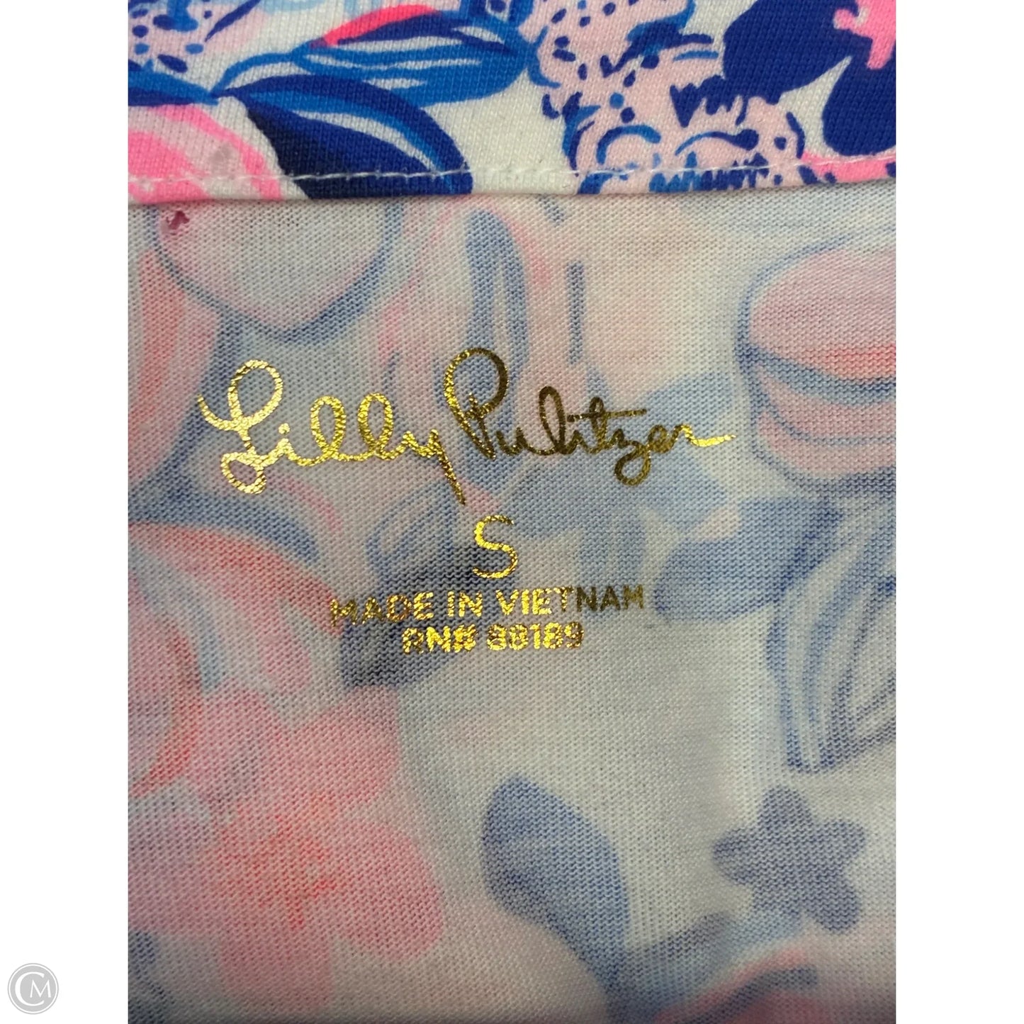Dress Designer By Lilly Pulitzer In Blue & Pink, Size: S