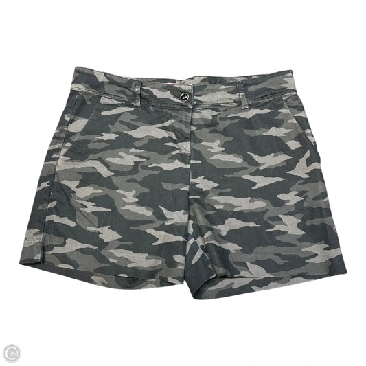 Shorts By Isaac Mizrahi In Camouflage Print, Size: 14